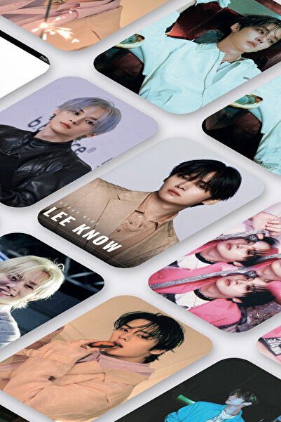 KSTAR Stray Kids Lee Know 56 Adet Premium Fotokart Seti