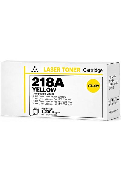 Generic 218A Toner Cartridge 1-Pack with Chip Compatible Replacement for HP C...