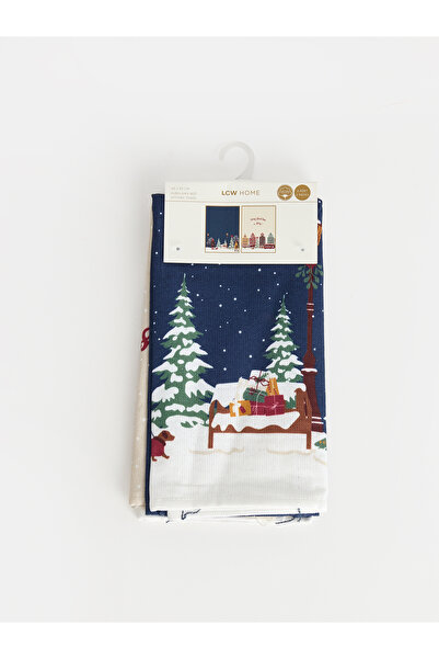 LC Waikiki Patterned Tea Towel 2 Pack 40x60 cm