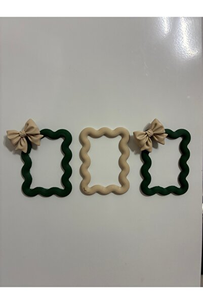 Dalgalı Çerçeve Magnet 3’lü Set