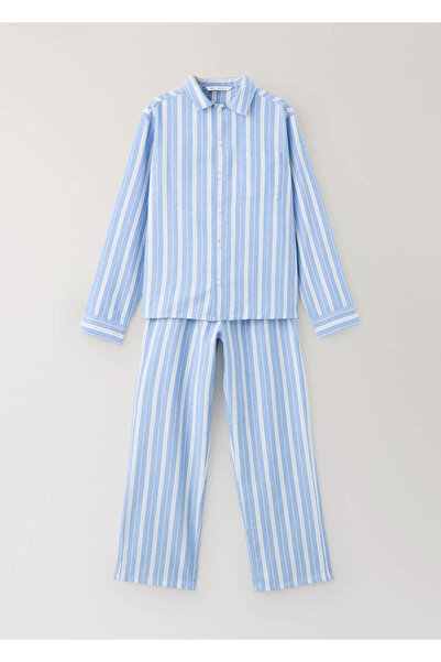 MANGO Kids Çizgili pijama seti