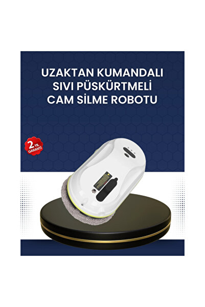 Atlasnua® Çift Diskli Güvenli Otomatik Cam Silme Robotu
