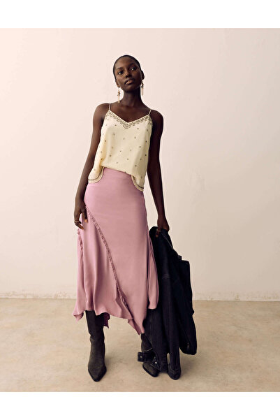 Marks & Spencer Asimetrik Kesimli Maksimum Boy Etek