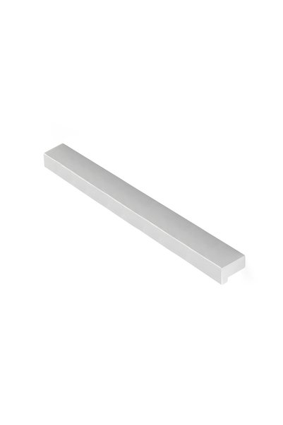 OEM Maner pentru mobila, metalic, finisaj argintiu, 160 mm, lungime 190 mm