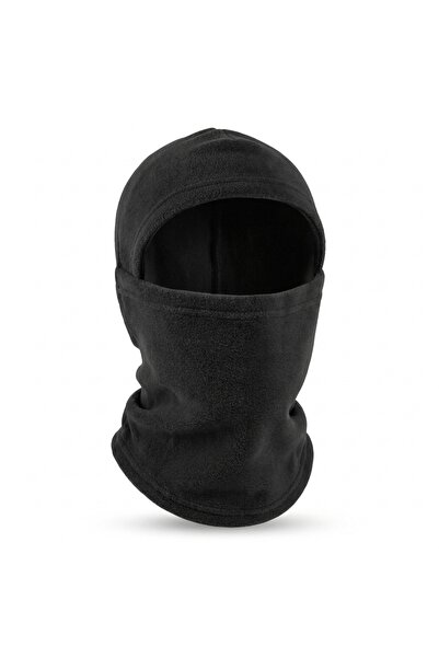 Zeron Home Unisex Antrasit Balaklava Kar Maskesi Polar Kışlık Yüz Boyun Koruyucu