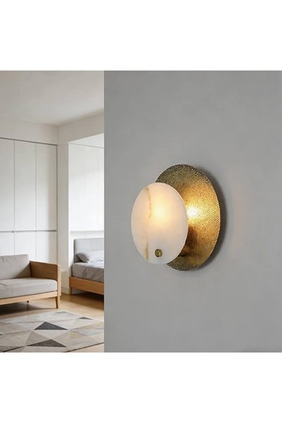 Generic Brand Modern Wall Applique Gold Oil Rubbed E14 250mm - Wa/D6377/250Cr