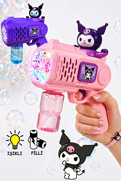düşler oyuncak dünyası MOR VEYA PEMBE Pilli Işıklı Kuromi Karakter Baloncuk K...