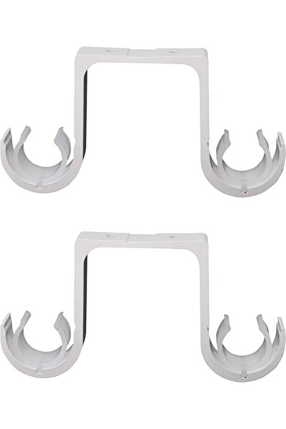 GENERAL Joyes Curtain Rod Bracket, 2-Pack Heavy Duty Metal Ceiling Mounting B...