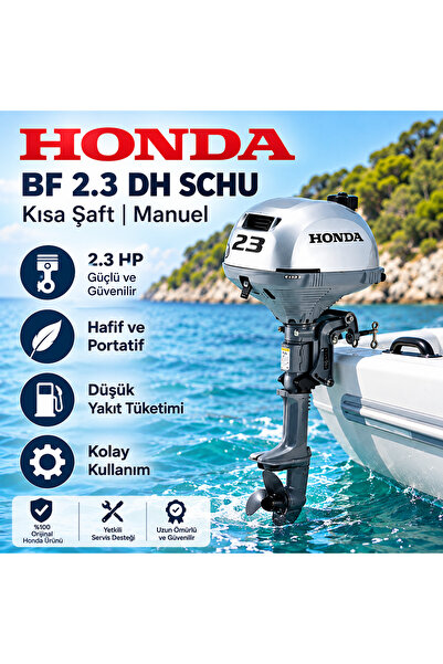 Kısa Şaft Manuel 2.3 HP Deniz Motoru
