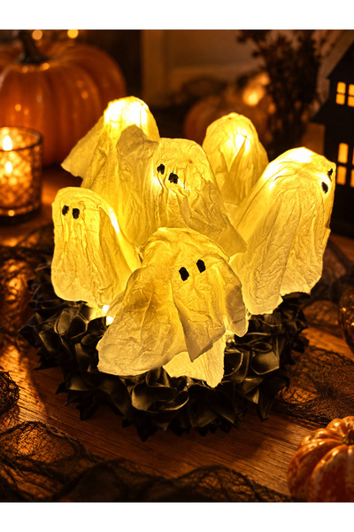 Bukiro Cadılar Bayramı Hayalet Dekoratif Masa Lambası | Halloween Dekorasyon ...