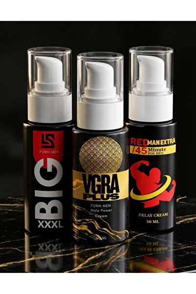 Ada Marketing Erkeklere Özel 3'lü Bakım Seti – Süre Destekleyici, Hacim Verici ve Sertleştirici 50 ml