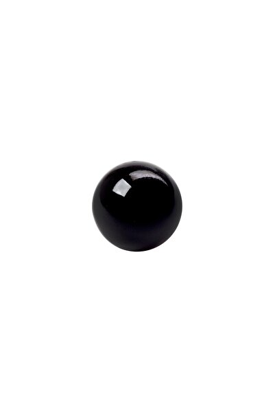 OEM Buton pentru mobila, REI, metalic, ABS, negru, 28 x 28 x 29 mm