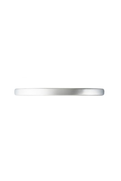 OEM Maner pentru mobila, metalic, finisaj crom mat, 96 mm, lungime 124 mm