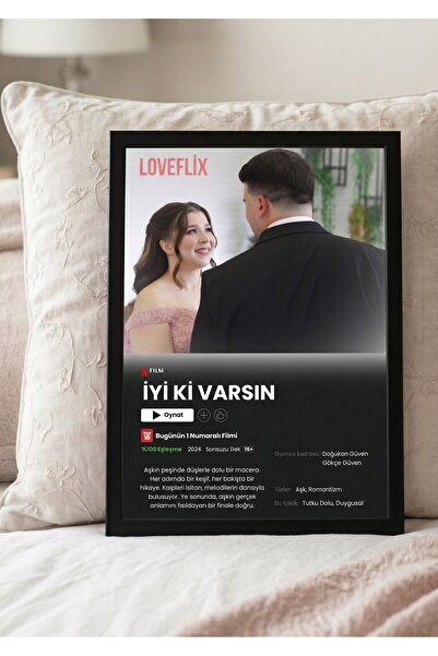fotobaskıcım Kişiselleştirilmiş Netflix Film Afişi Tasarımı - Sevgililer Günü...