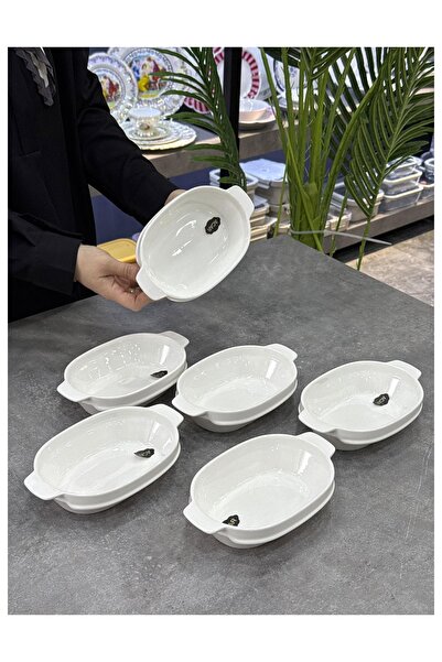 Doğudeko Porselen 6 Lı Fırın Kabı Çok Amaçlı 20 Cm Derin Kase