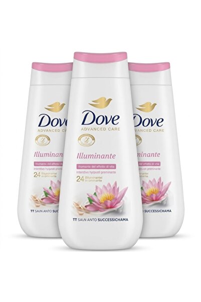 Dove Set de 3 Gel de duș iluminator Advanced Care cu Nufăr, 3 x 225ml