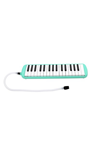 hepeğitim 32 Tuşlu Özel Oval Çantalı Su Yeşili Melodika (Yedek Ağızlıklı)