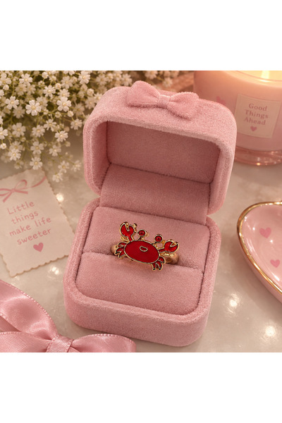 Eloré Colorful Animal Charm Ring Set