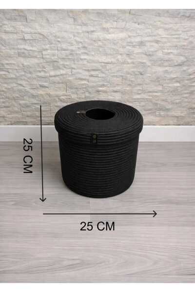 SepetHane 25X25 Trash Can, Shoe Basket, Potato Basket, Multi-Purpose Basket, ...