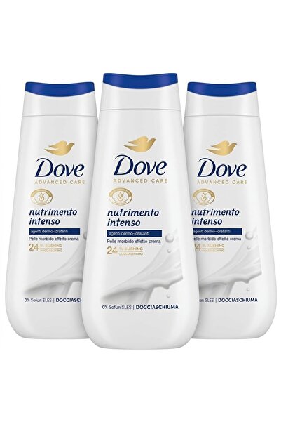 Dove Set de 3 Gel de duș Advanced Care Nutriție Intensă, 3 x 225ml