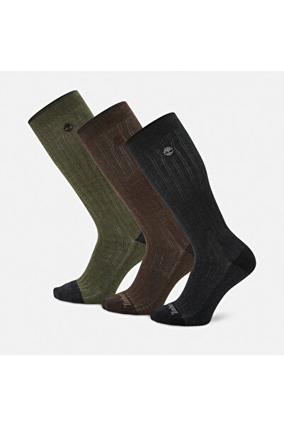 Timberland 3 pack danforth solid knee highs