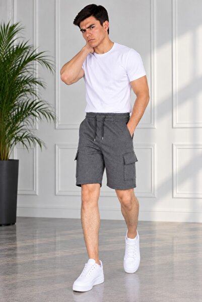 TUKSAR Unisex Comfortable Fit Cargo Shorts with Pockets