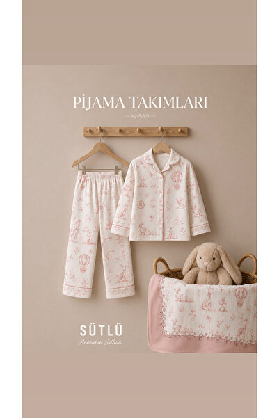 SÜTLÜ Kız Çocuk Pijama Takımı