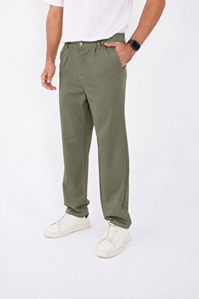 BROCARD Men's Winter Baggy Pants Thick Textured Lycra Comfortable Fit Çağla