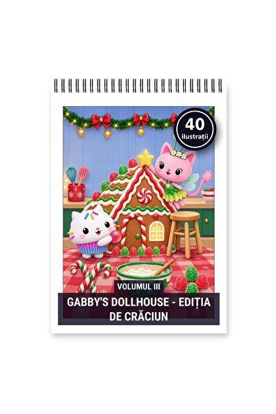 Legendary Gifts Carte de colorat, 40 de ilustrații Gabby's Dollhouse - Editia...