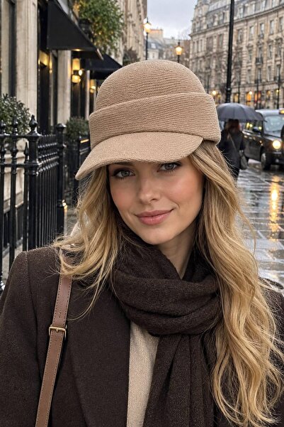 BALIENTE Beige Premium Docker Cap Women's Hat