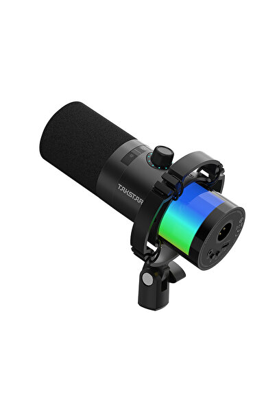 TakStar GX5 USB-C/XLR Siyah Kondenser Mikrofon (Boom Arm Stand)