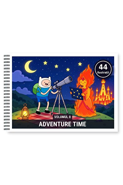 Legendary Gifts Carte de colorat, 44 de ilustrații Adventure Time - Volumul I...