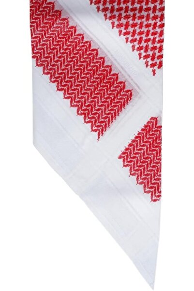Generic MONDBLAND Classic Shemagh, White & Red, Traditional Neck & Headwear 2026