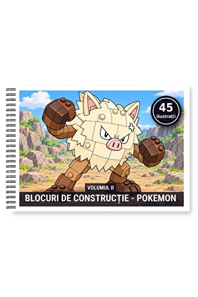 Legendary Gifts Carte de colorat, 45 de ilustrații Blocuri de constructie - P...
