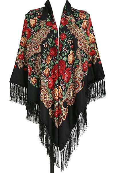 Generic Gudessly Women's Traditional Scarf Wrap Tassel Shawl With Fringes,Ret...