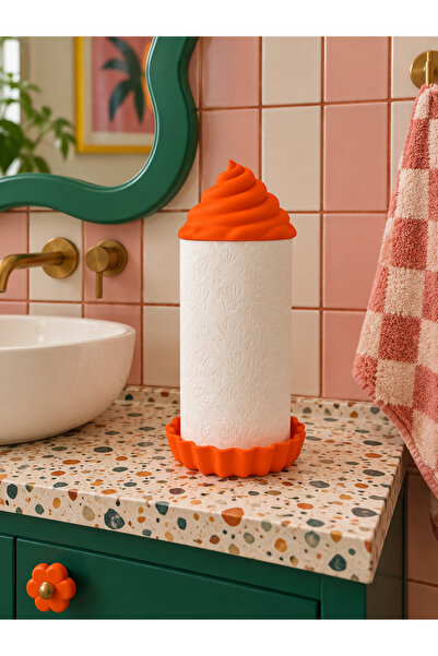 Dumledo Cupcake Paper Towel Holder |   Decorative Paper Towel Holder Bathroom...
