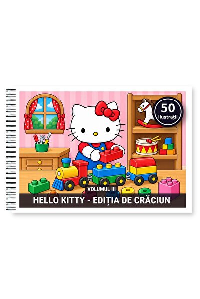 Legendary Gifts Carte de colorat, 50 de ilustrații Hello Kitty - Editia de Cr...