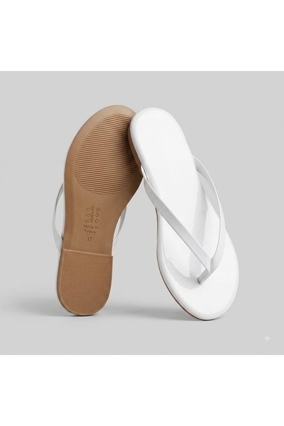KİNDEP Marseille Daily Flip-Flops White
