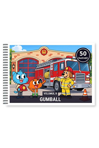 Legendary Gifts Carte de colorat, 50 de ilustrații Gumball - Volumul II, 106 ...