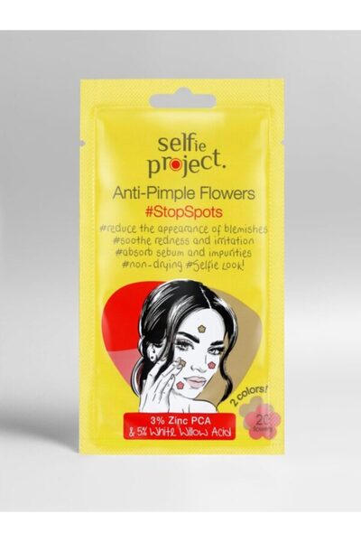 Selfie Project #StopSpots anti-pimple patches, popcorn, zinc, 20 pcs