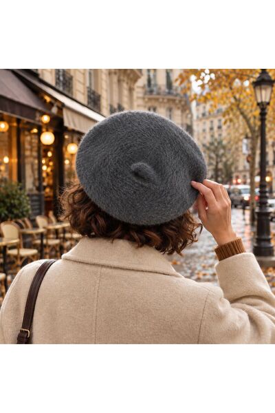 BIJUTERI Spk-12008 Smoked Premium Soft Textured Painter's Hat |   Eos Collective