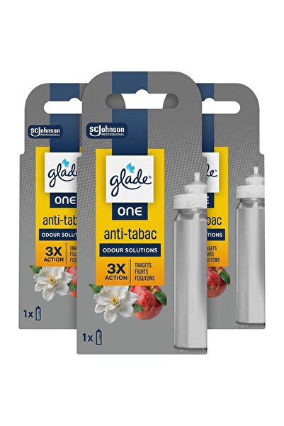 Glade Set de 3 rezerve de odorizant de aer anti-miros de tutun, 3 x 10ml