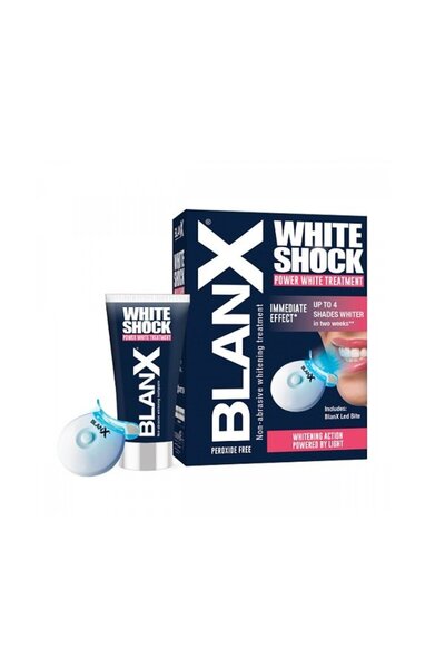 Blanx Tratament intensiv de albire White Shock Power White, cu LED Bite, 50 ml