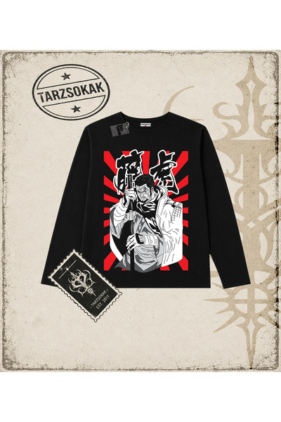 Tarzsokak One Piece Anime Characters Biskilet Collar Long Sleeve White