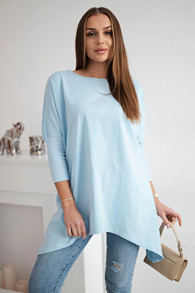 Kesi Bluză oversize albastră
