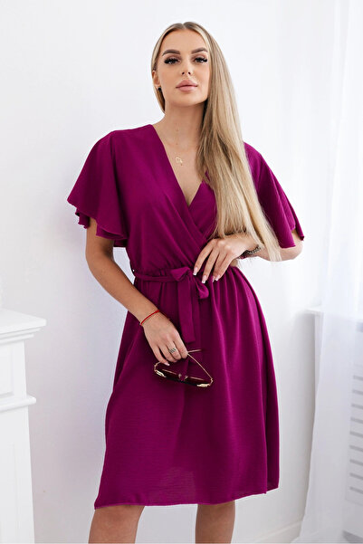 Kesi Rochie cu decolteu drapat, stil elegant și feminin