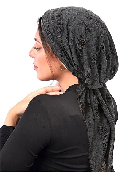 GENERAL Women Hijab Chemo Headwear Pre Tied Curved Hood Head Scarf Fashionabl...