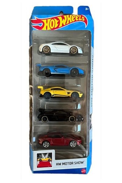 HOT WHEELS HW Motor Show 5'li Set Oyuncak Araba