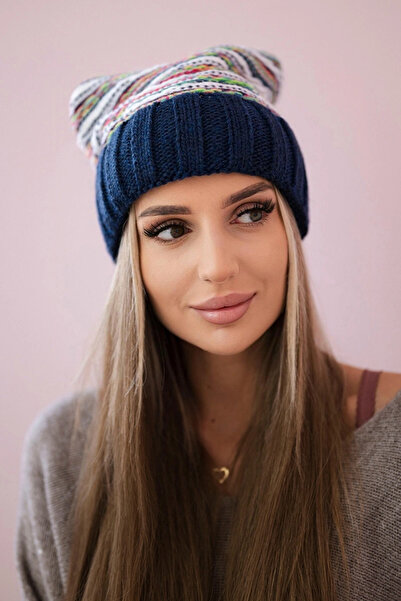 Kesi Pălărie de damă bleumarin, din lână și acrilic, universală
