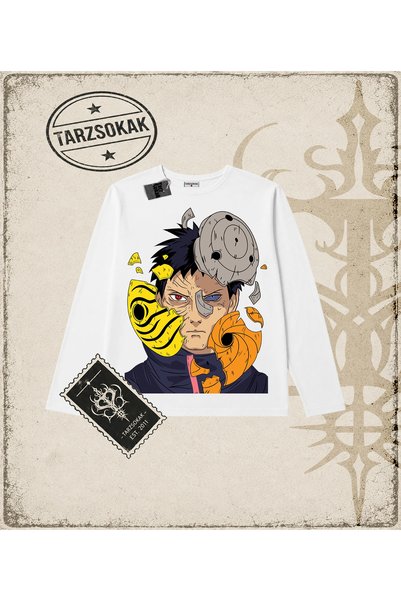 Tarzsokak Naruto Anime Printed Long Sleeve